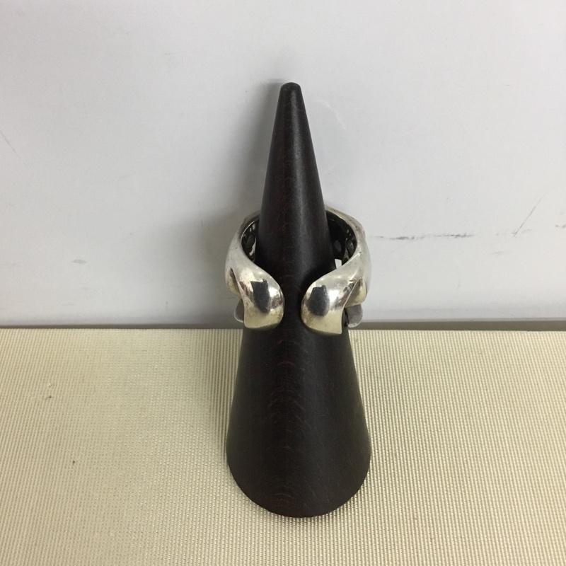 テンダーロイン TENDERLOIN アクセサリー 指輪 ボルネオスカルリング 19号 箱有 無地 銀 / シルバー / silver color メンズ USED 古着 中古 10151445