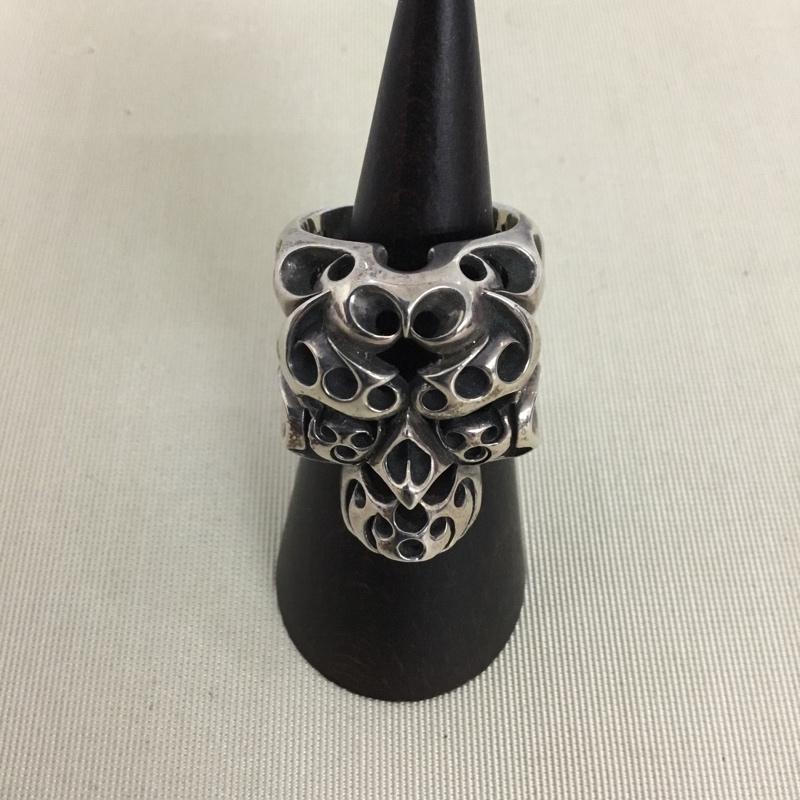 テンダーロイン TENDERLOIN アクセサリー 指輪 ボルネオスカルリング 19号 箱有 無地 銀 / シルバー / silver color メンズ USED 古着 中古 10151445