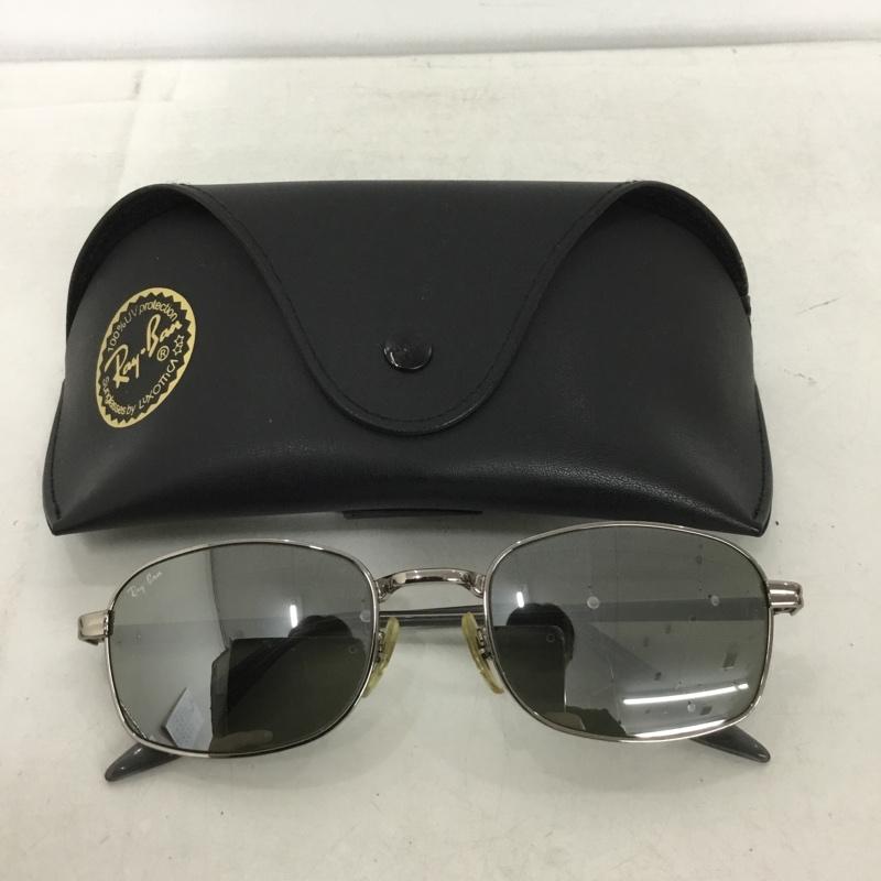 レイバン Ray-Ban めがね・サングラス サングラス B&L 2320 ミラーレンズ ケース付き ロゴ、文字 銀 / シルバー / silver color メンズ USED 古着 中古 10151446