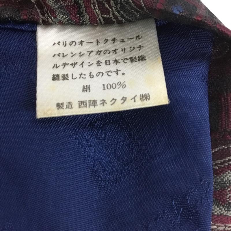 バレンシアガ BALENCIAGA ネクタイ ネクタイ シルク 総柄 マルチカラー / マルチカラー / multicolor メンズ USED 古着 中古 10151448