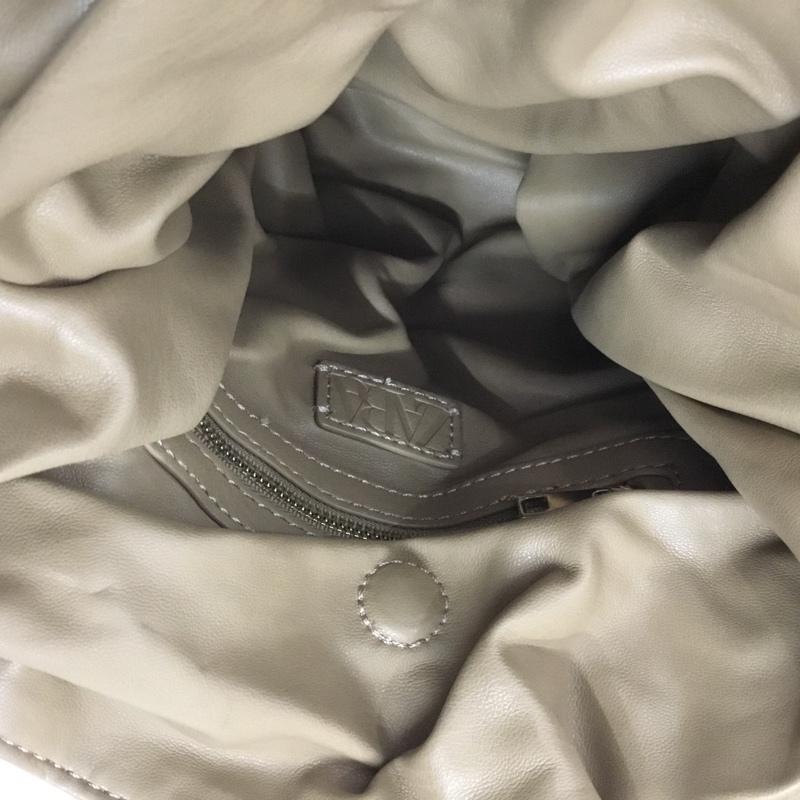 ザラ ZARA ハンドバッグ ハンドバッグ ギャザー 無地 ベージュ / ベージュ / beige レディース USED 古着 中古 10151451