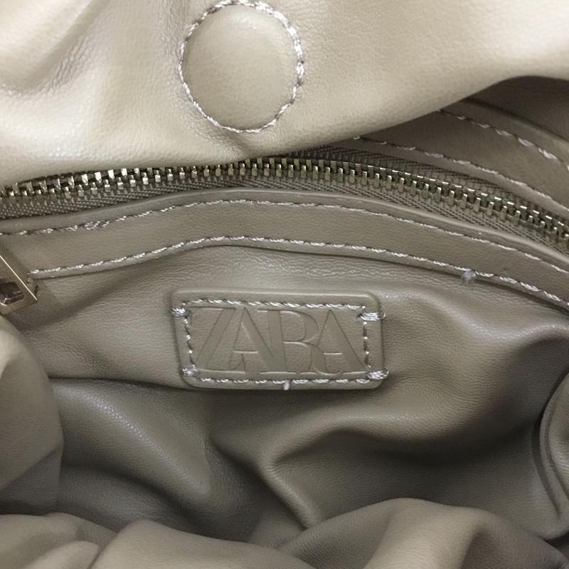 ザラ ZARA ハンドバッグ ハンドバッグ ギャザー 無地 ベージュ / ベージュ / beige レディース USED 古着 中古 10151451
