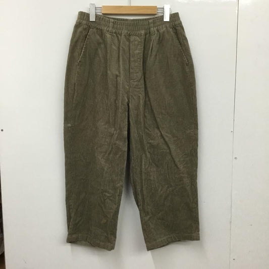 エマクローズ EMMA CLOTHES ボトムス ボトムス EMot283 コーデュロイ タックワイドテーパードパンツ M 無地 カーキ / カーキ / khaki メンズ USED 古着 中古 10151458
