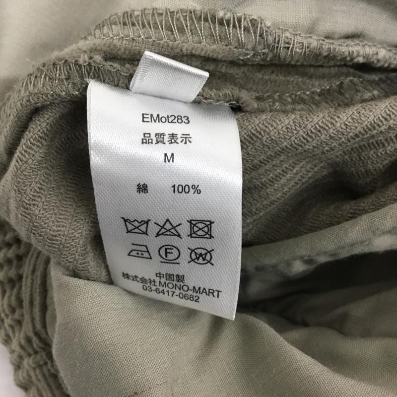 エマクローズ EMMA CLOTHES ボトムス ボトムス EMot283 コーデュロイ タックワイドテーパードパンツ M 無地 カーキ / カーキ / khaki メンズ USED 古着 中古 10151458