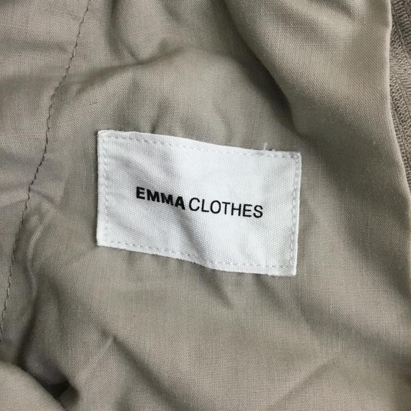 エマクローズ EMMA CLOTHES ボトムス ボトムス EMot283 コーデュロイ タックワイドテーパードパンツ M 無地 カーキ / カーキ / khaki メンズ USED 古着 中古 10151458
