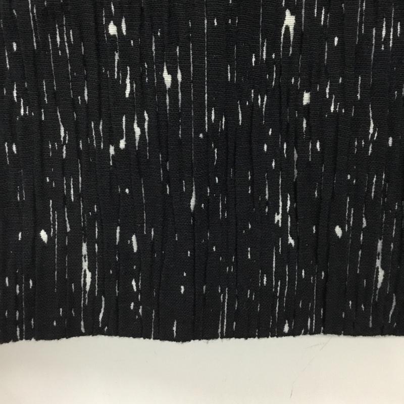 ボス BOSS スカート ひざ丈スカート UK4 プリーツ タイト  紺 / ネイビー / navy X 白 / ホワイト / white レディース USED 古着 中古 10151459