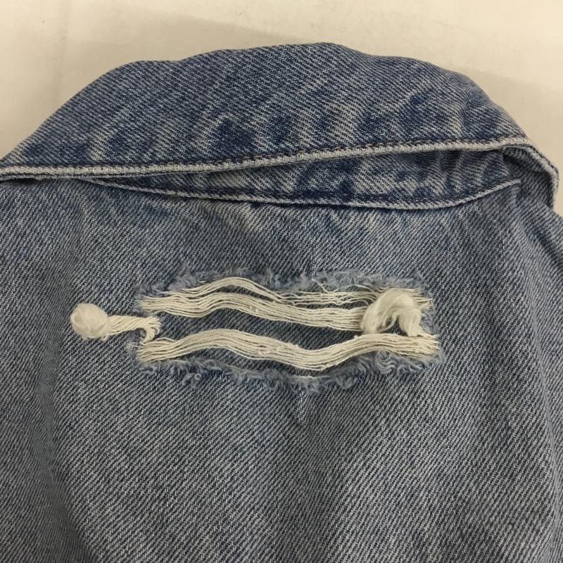 ザラ ZARA ワンピース・ドレス・オールインワン ワンピース・ドレス・オールインワン 8197 257 406 デニムジャンプスーツ オールインワン ノースリーブ フルレングス M 無地 水色 / ライトブルー / レディース USED 古着 中古 10151463