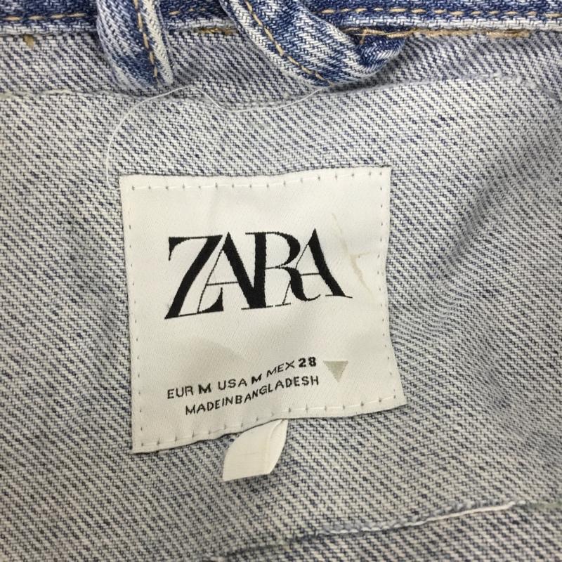 ザラ ZARA ワンピース・ドレス・オールインワン ワンピース・ドレス・オールインワン 8197 257 406 デニムジャンプスーツ オールインワン ノースリーブ フルレングス M 無地 水色 / ライトブルー / レディース USED 古着 中古 10151463