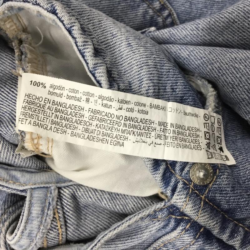 ザラ ZARA ワンピース・ドレス・オールインワン ワンピース・ドレス・オールインワン 8197 257 406 デニムジャンプスーツ オールインワン ノースリーブ フルレングス M 無地 水色 / ライトブルー / レディース USED 古着 中古 10151463