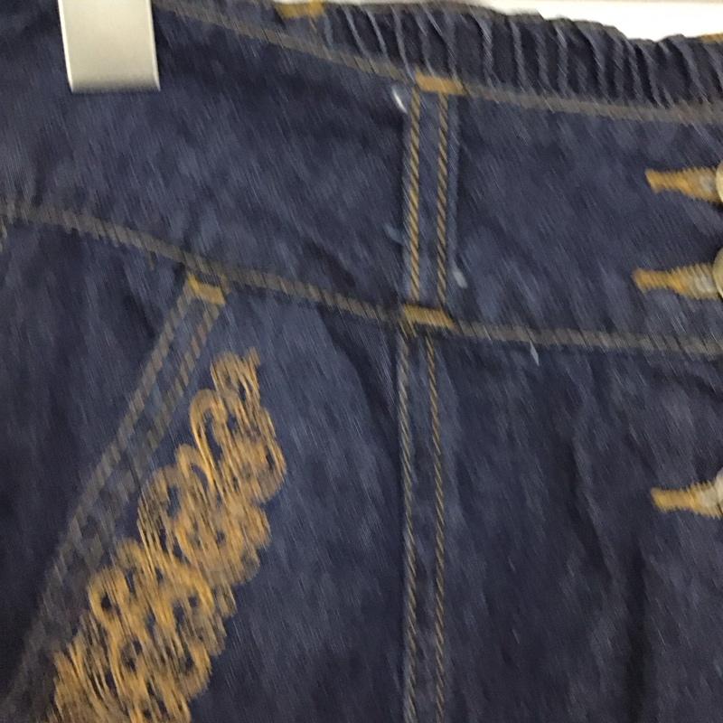 アクシーズファム axes femme スカート ロングスカート デニム 刺繍 M レディース USED 古着 中古 10151483