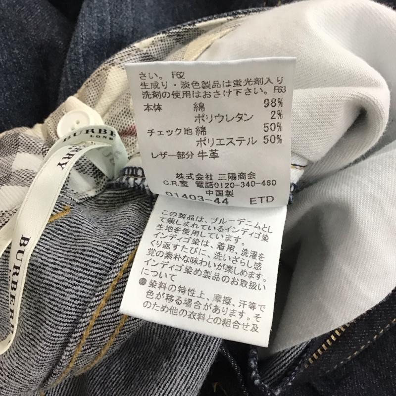 バーバリー BURBERRY パンツ デニム、ジーンズ 160cm 無地 インディゴ / インディゴ / Indigo ガールズ USED 古着 中古 10151508