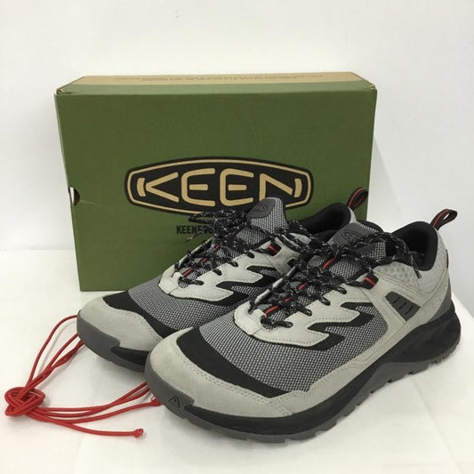 キーン KEEN スニーカー スニーカー 1031302 BAL HIGHTRAILE SP WP 30cm 箱有 30.0cm ロゴ、文字 黒 / ブラック / black X 灰 / グレー / gray X 赤 / レッド / red メンズ USED 古着 中古 10151511
