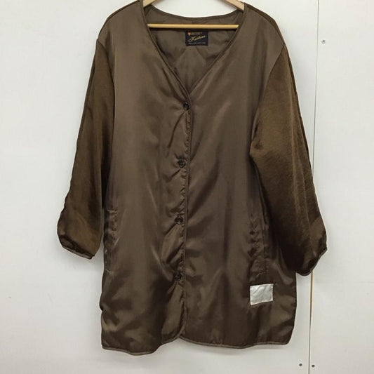 カスタネ Kastane コート コート一般 無地 茶 / ブラウン / brown レディース USED 古着 中古 10151513