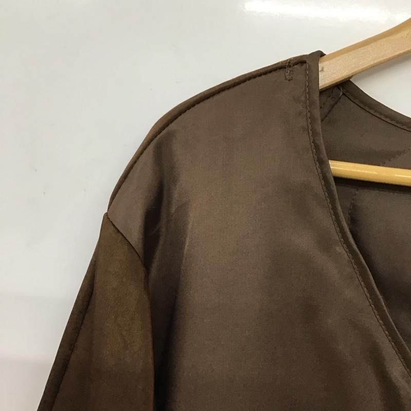 カスタネ Kastane コート コート一般 無地 茶 / ブラウン / brown レディース USED 古着 中古 10151513