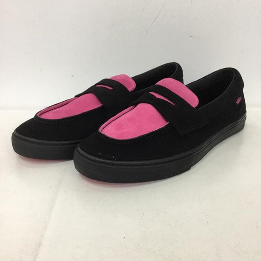 バンズ VANS ローファー ローファー V196CF NN スニーカーローファー 27cm 27.0cm ロゴ、文字 黒 / ブラック / black X 桃 / ピンク / pink メンズ USED 古着 中古 10151517
