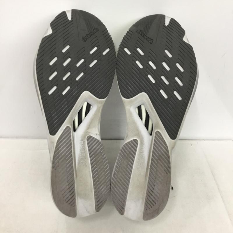 アディダス adidas スニーカー スニーカー JI4472 アディゼロ ボストン 12 ランニングシューズ 30cm 30.0cm ロゴ、文字 灰 / グレー / gray X 赤 / レッド / red X 黄緑 / イエローグリーン / メンズ USED 古着 中古 10151519