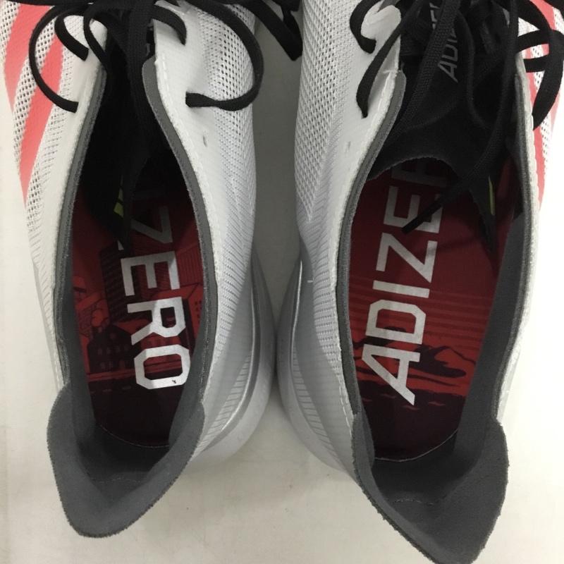 アディダス adidas スニーカー スニーカー JI4472 アディゼロ ボストン 12 ランニングシューズ 30cm 30.0cm ロゴ、文字 灰 / グレー / gray X 赤 / レッド / red X 黄緑 / イエローグリーン / メンズ USED 古着 中古 10151519