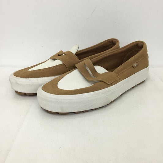 バンズ VANS ローファー ローファー 721278 スニーカーローファー 27cm 27.0cm ロゴ、文字 白 / ホワイト / white X ベージュ / ベージュ / beige メンズ USED 古着 中古 10151521
