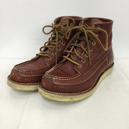 ダナー Danner ブーツ ショートブーツ D4121 Vibramソール 9 US：9 ロゴ、文字 茶 / ブラウン / brown メンズ USED 古着 中古 10151525