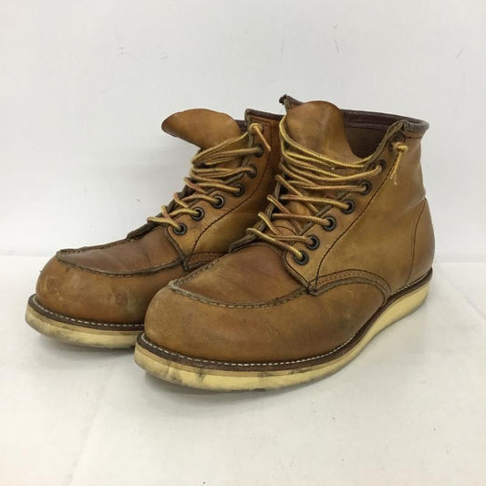 レッドウィング RED WING ブーツ ショートブーツ 15118 ワークブーツ 9D US：9 ワンポイント ベージュ / ベージュ / beige メンズ USED 古着 中古 10151526