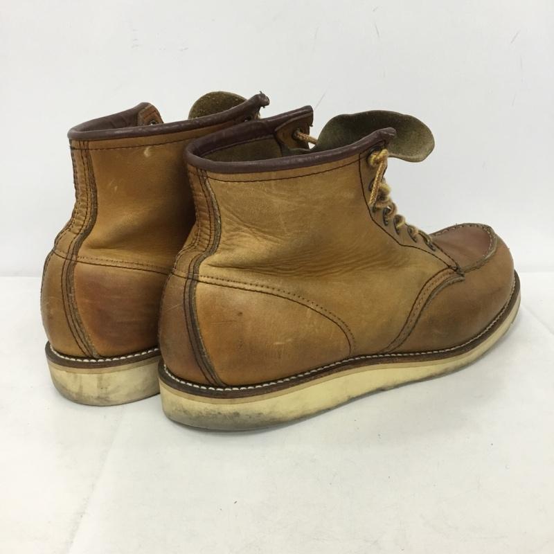 レッドウィング RED WING ブーツ ショートブーツ 15118 ワークブーツ 9D US：9 ワンポイント ベージュ / ベージュ / beige メンズ USED 古着 中古 10151526