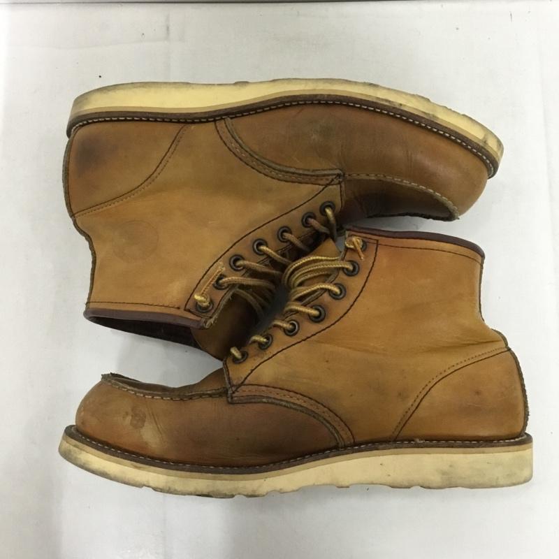 レッドウィング RED WING ブーツ ショートブーツ 15118 ワークブーツ 9D US：9 ワンポイント ベージュ / ベージュ / beige メンズ USED 古着 中古 10151526