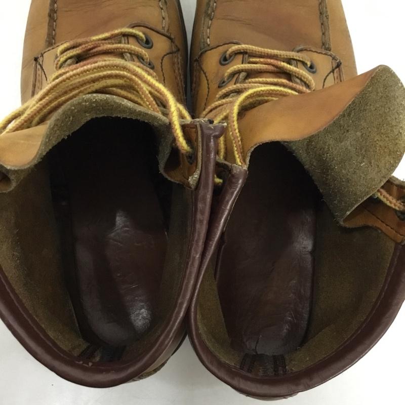 レッドウィング RED WING ブーツ ショートブーツ 15118 ワークブーツ 9D US：9 ワンポイント ベージュ / ベージュ / beige メンズ USED 古着 中古 10151526