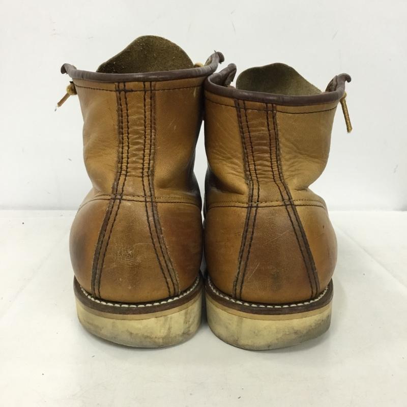 レッドウィング RED WING ブーツ ショートブーツ 15118 ワークブーツ 9D US：9 ワンポイント ベージュ / ベージュ / beige メンズ USED 古着 中古 10151526