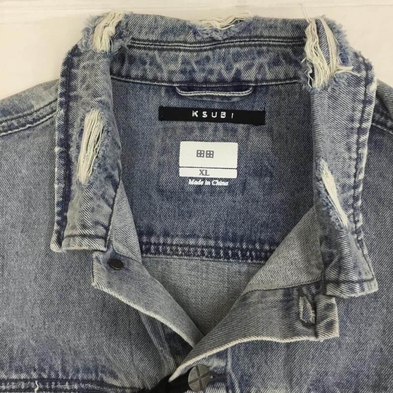 スビ KSUBI ジャケット、上着 ジャケット、ブレザー デニムジャケット XL メンズ USED 古着 中古 10151538