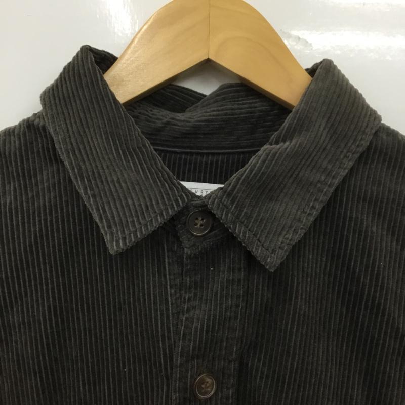 ローリーズファーム LOWRYS FARM シャツ、ブラウス 長袖 LF619152AD コーデュロイ cpoシャツ FREE 無地 ダークブラウン / ダークブラウン / レディース USED 古着 中古 10151544