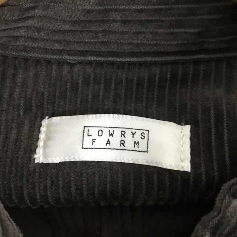 ローリーズファーム LOWRYS FARM シャツ、ブラウス 長袖 LF619152AD コーデュロイ cpoシャツ FREE 無地 ダークブラウン / ダークブラウン / レディース USED 古着 中古 10151544