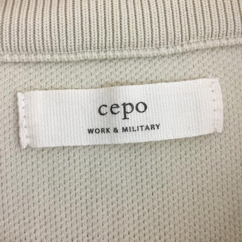 セポ cepo ジャケット、上着 ジャンパー、ブルゾン CCB-0186 フルジップ スタンドカラー M 無地 アイボリー / アイボリー / レディース USED 古着 中古 10151549