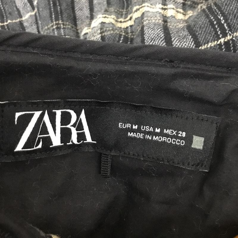 ザラ ZARA ジャケット、上着 ジャケット、ブレザー 8110 157 080 ノーカラー キルティングジャケット M チェック 灰 / グレー / gray X 黒 / ブラック / black X ベージュ / ベージュ / beige レディース USED 古着 中古 10151552