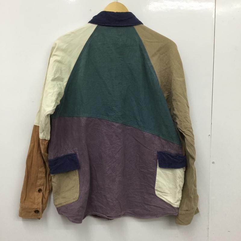 ゴースローキャラバン go slow caravan シャツ、ブラウス 長袖 380246 コーデュロイ 4 ワンポイント マルチカラー / マルチカラー / multicolor メンズ USED 古着 中古 10151556