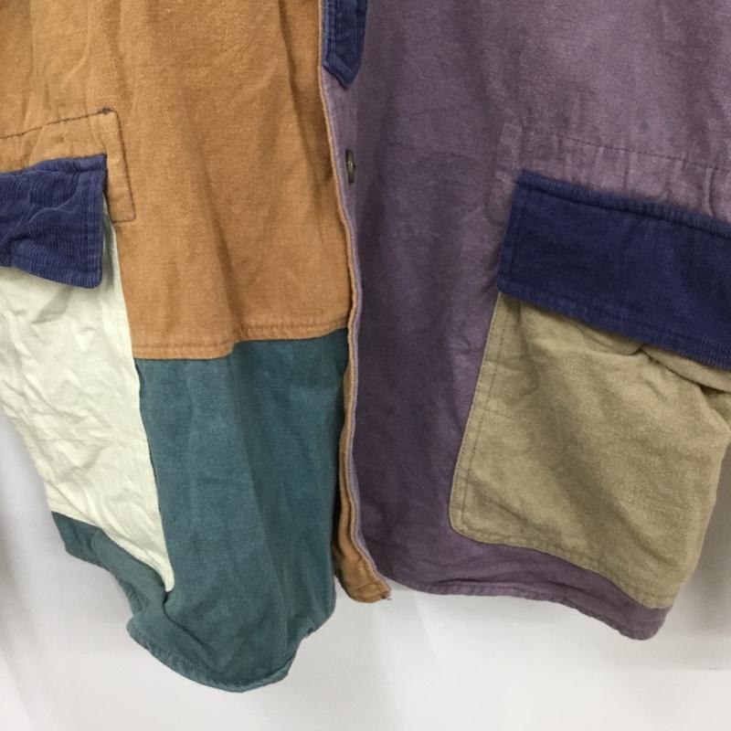 ゴースローキャラバン go slow caravan シャツ、ブラウス 長袖 380246 コーデュロイ 4 ワンポイント マルチカラー / マルチカラー / multicolor メンズ USED 古着 中古 10151556