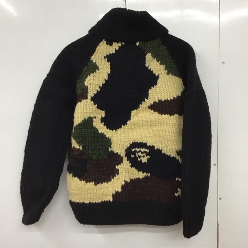 カナタ KANATA ジャケット、上着 ジャンパー、ブルゾン ジップアップニットジャケット 長袖ニットジャケット 38 プリント マルチカラー / マルチカラー / multicolor メンズ USED 古着 中古 10151560