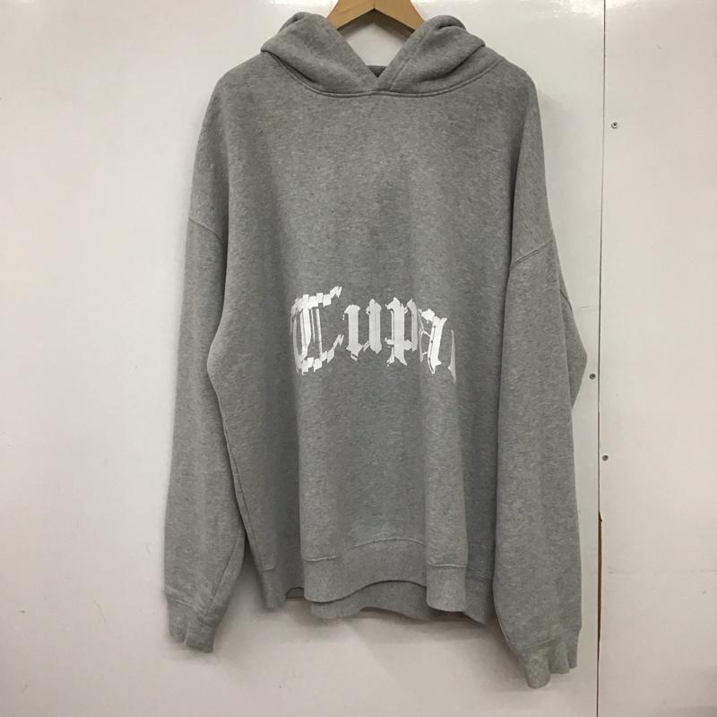 古着 USED パーカー 長袖 長袖パーカー プルオーバーパーカー スウェット XL ロゴ、文字 灰 / グレー / gray メンズ USED 古着 中古 10151561