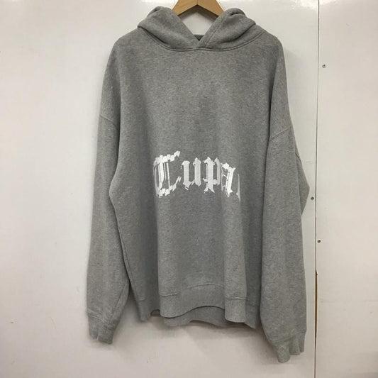 古着 USED パーカー 長袖 長袖パーカー プルオーバーパーカー スウェット XL ロゴ、文字 灰 / グレー / gray メンズ USED 古着 中古 10151561