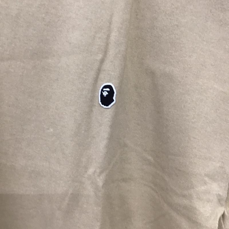 ベイプ BAPE Tシャツ 半袖 半袖カットソー プリントTシャツ クルーネックカットソー XXL ロゴ、文字 ベージュ / ベージュ / beige メンズ USED 古着 中古 10151563