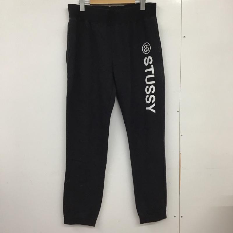 ステューシー STUSSY パンツ ワークパンツ、ペインターパンツ スウェットパンツ ワイドパンツ カジュアルパンツ M ロゴ、文字 黒 / ブラック / black メンズ USED 古着 中古 10151570