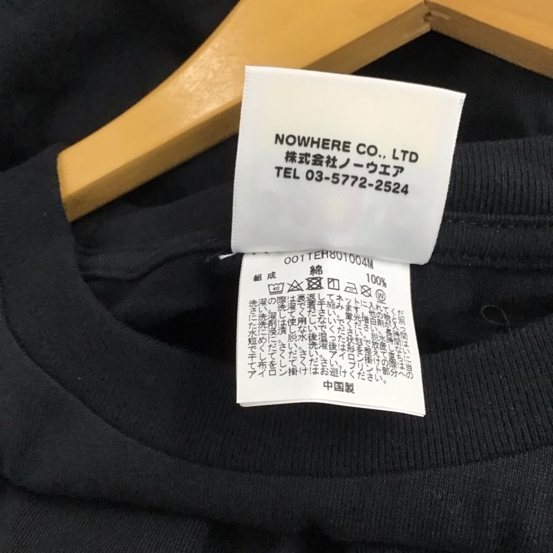 アベイシングエイプ A BATHING APE Tシャツ 半袖 半袖カットソー プリントTシャツ クルーネックカットソー XL ロゴ、文字 黒 / ブラック / black メンズ USED 古着 中古 10151574