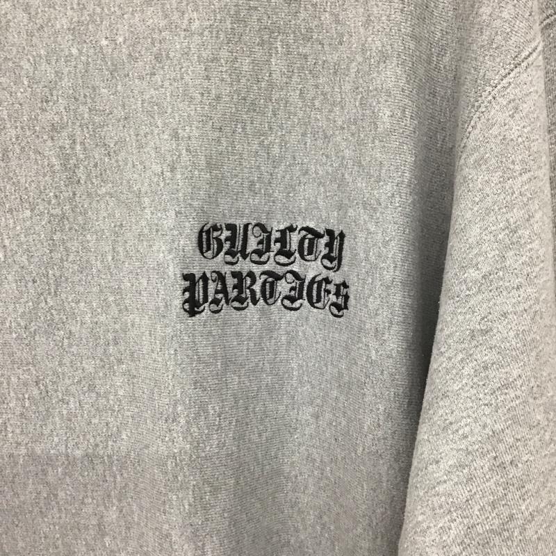 ワコマリア WACKO MARIA トレーナー 長袖 長袖トレーナー スウェット クルーネック プルオーバー XXL ロゴ、文字 灰 / グレー / gray メンズ USED 古着 中古 10151580
