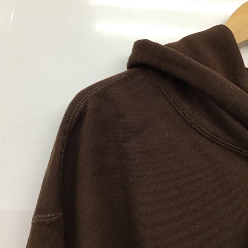 アベイシングエイプ A BATHING APE パーカー 長袖 長袖パーカー プルオーバーパーカー スウェット XXL ロゴ、文字 茶 / ブラウン / brown メンズ USED 古着 中古 10151583