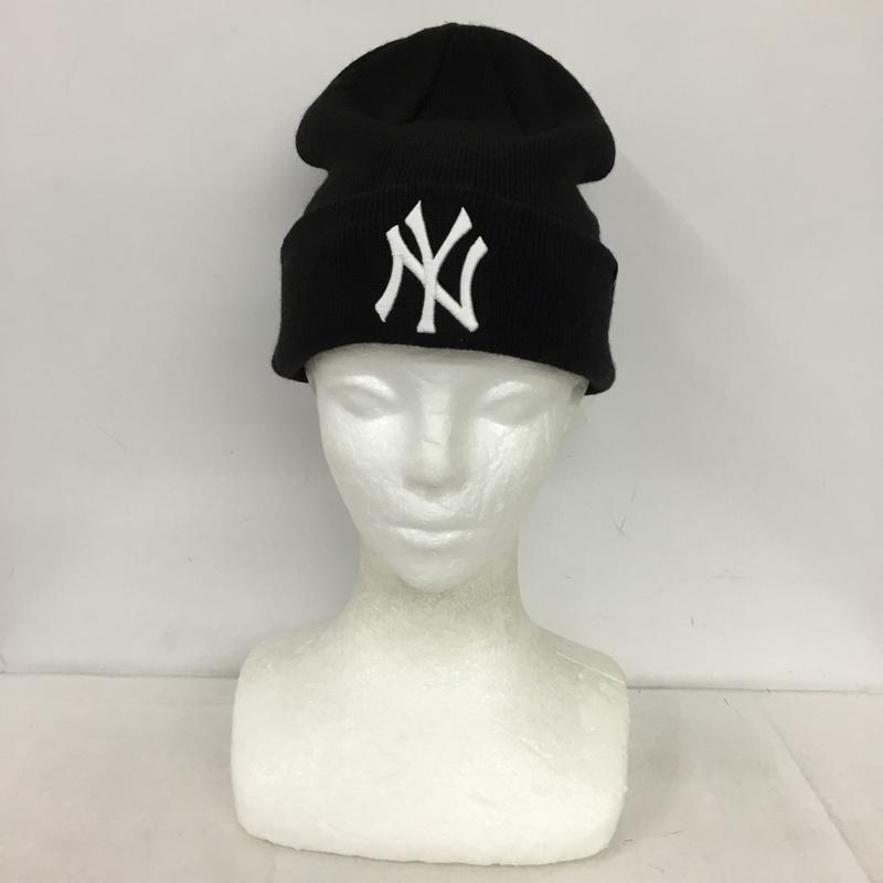 フォーティーセブンブランド 47 Brand 帽子 ニット帽 061523-028 NY ロゴ、文字 黒 / ブラック / black メンズ USED 古着 中古 10151588