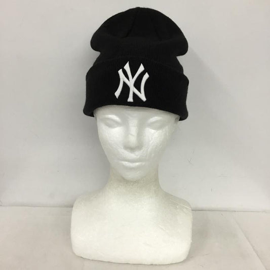 フォーティーセブンブランド 47 Brand 帽子 ニット帽 061523-028 NY ロゴ、文字 黒 / ブラック / black メンズ USED 古着 中古 10151588