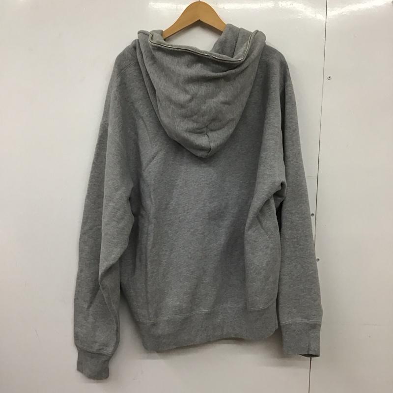 アベイシングエイプ A BATHING APE パーカー 長袖 長袖パーカー プルオーバーパーカー スウェット XL ロゴ、文字 灰 / グレー / gray メンズ USED 古着 中古 10151593