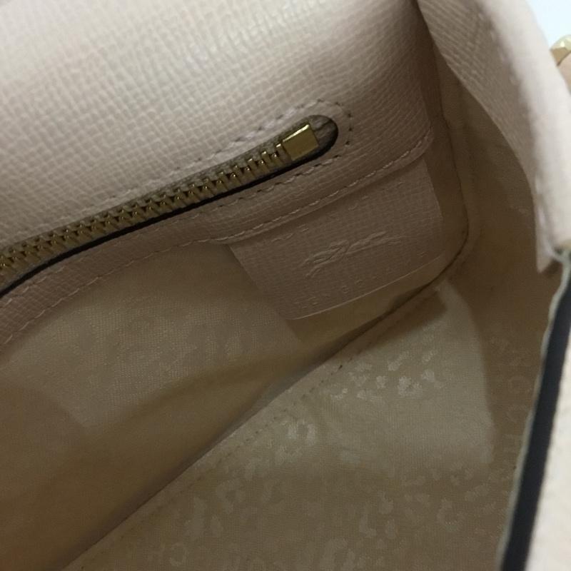 ロンシャン LONGCHAMP ショルダーバッグ ショルダーバッグ ル プリアージュ エリタージュ ミニバッグ ロゴ、文字 桃 / ピンク / pink X 金 / ゴールド / gold color レディース USED 古着 中古 10151594