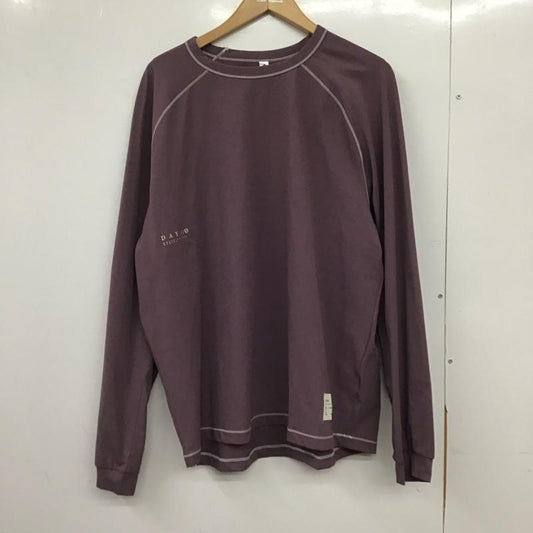 アディダス adidas カットソー 長袖 長袖カットソー スポーツウェア XL 無地 紫 / パープル / purple メンズ USED 古着 中古 10151597