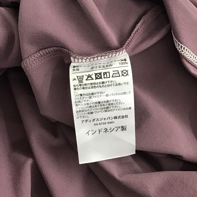アディダス adidas カットソー 長袖 長袖カットソー スポーツウェア XL 無地 紫 / パープル / purple メンズ USED 古着 中古 10151597