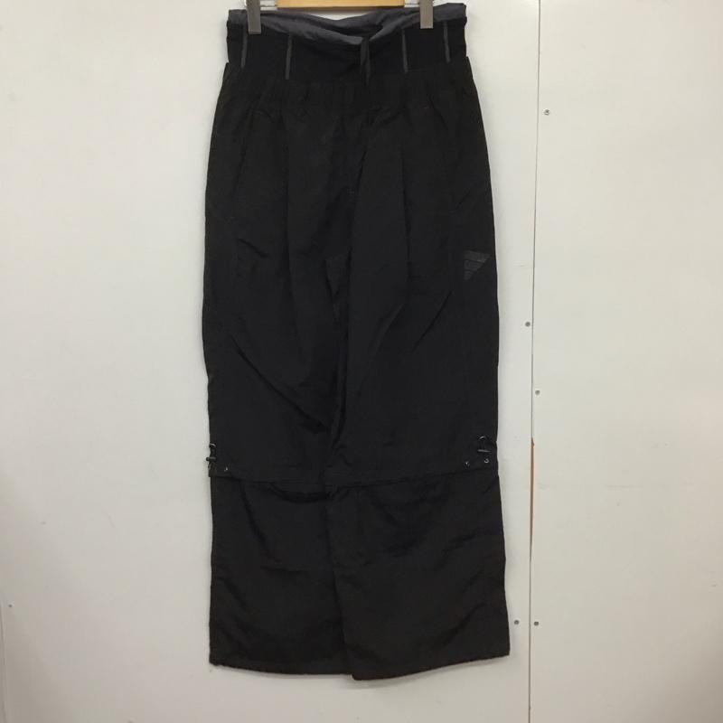 アディダス adidas パンツ ワークパンツ、ペインターパンツ kl8281 RUNウーブンパンツ スポーツウェア XL ロゴ、文字 黒 / ブラック / black メンズ USED 古着 中古 10151601